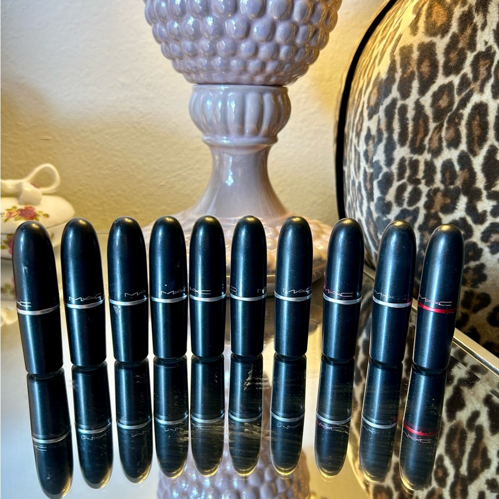 10 Mac Matte Lipstick Bundle Vintage Mac Discontinued Lipstick Lot.
